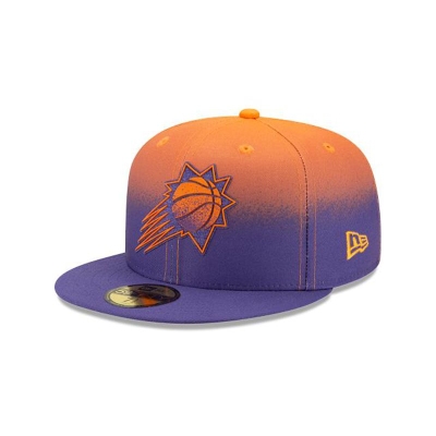 Sapca New Era Phoenix Suns NBA Back Half 59FIFTY Fitted - Violet